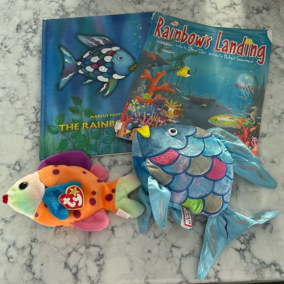Rainbow Fish Book with Plush - Picture 1 of 10